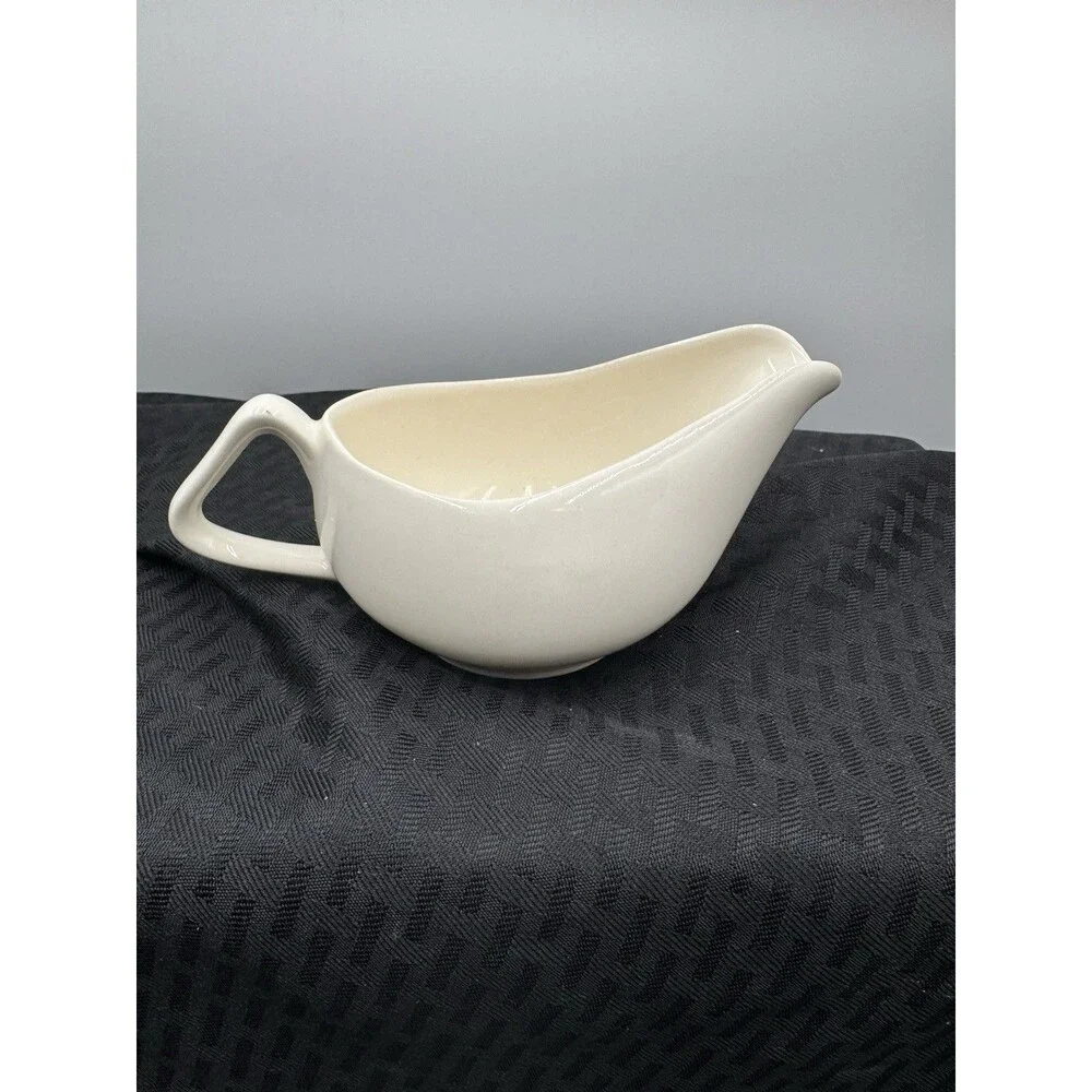 Vintage Mid Century 1950s Canonsburg TEMPORAMA Atomic Gravy Sauce Boat Dish Aqua